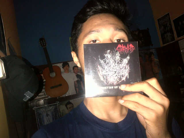 Agus Prakoso from South Kalimantan, supporting our physical evidence(Promo CD). Thanks for your real support, Cheers!
