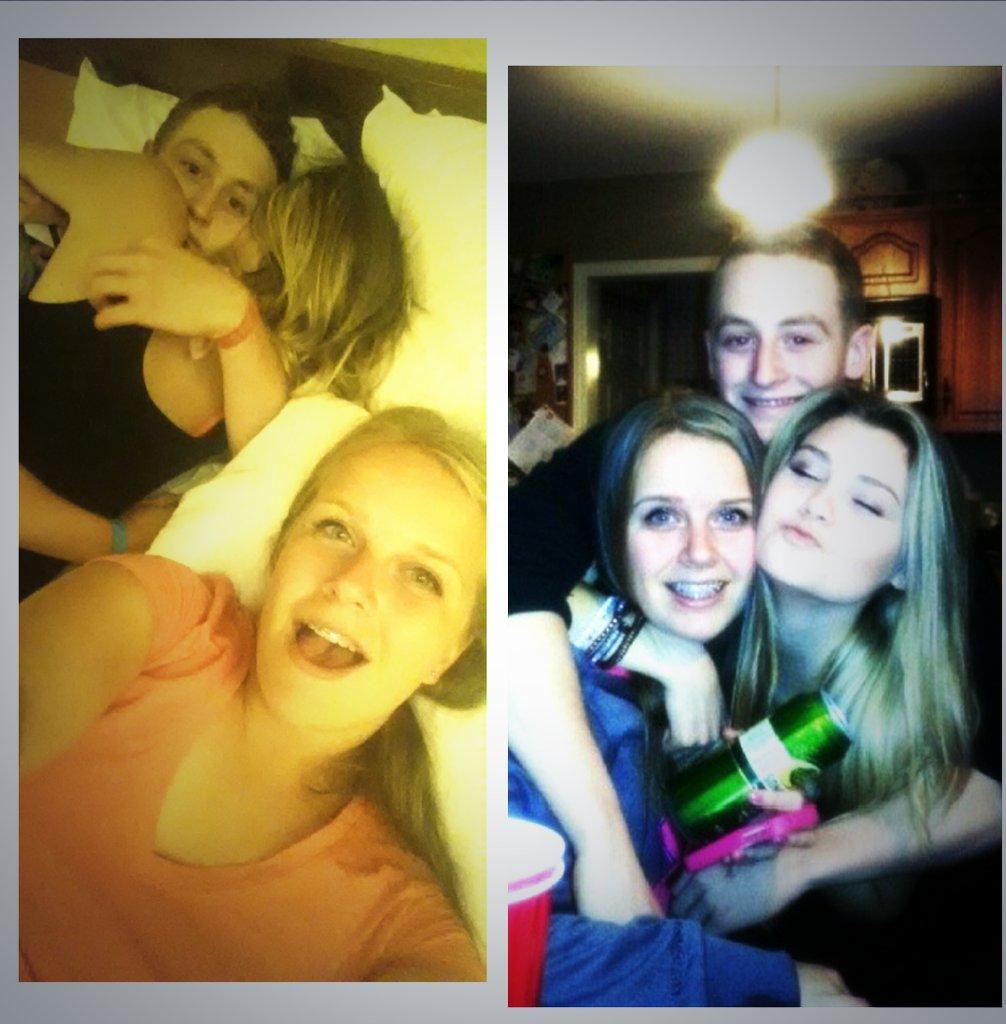 jocelynvasseur's tweet photo. happy one year to the three of us!!!! #loveyass #ImFunny #ImLoling http://t.co/mgZ288XuYy