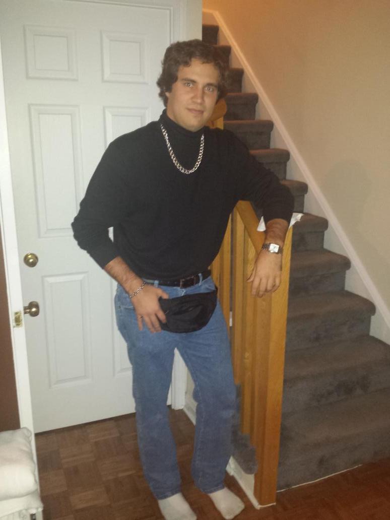 Dudes Dressed Like Fanny Pack Rock for Hallowe'en Sports, Hip Hop