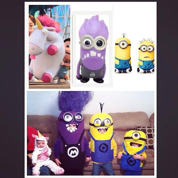 StefLovejoy's tweet photo. @JennyMcCarthy  3 minions and a "she's soooo fluffffyyy!" unicorn http://t.co/u1hDBp06IH