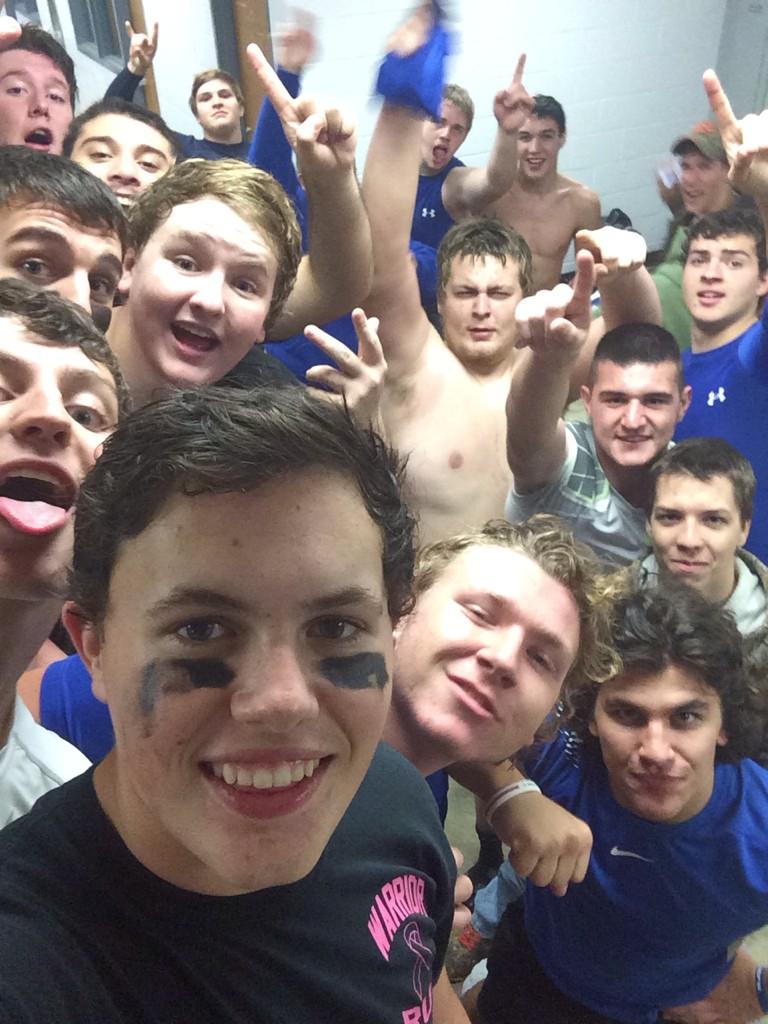 f14james's tweet photo. I'm gonna miss you all so much except Brock. #family #WRfootball http://t.co/OXN8KACehi