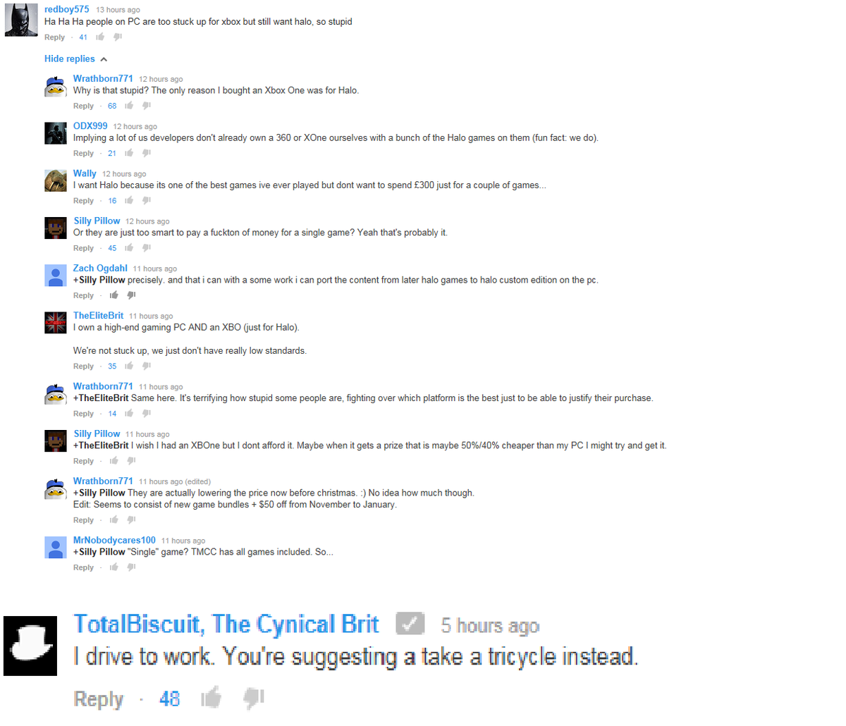 R93_Sniper's tweet photo. @Totalbiscuit Responded to one of the comments on @HaloFollowerCom video for #ProjectContingency. You sir are great http://t.co/XXKOdmyIjb