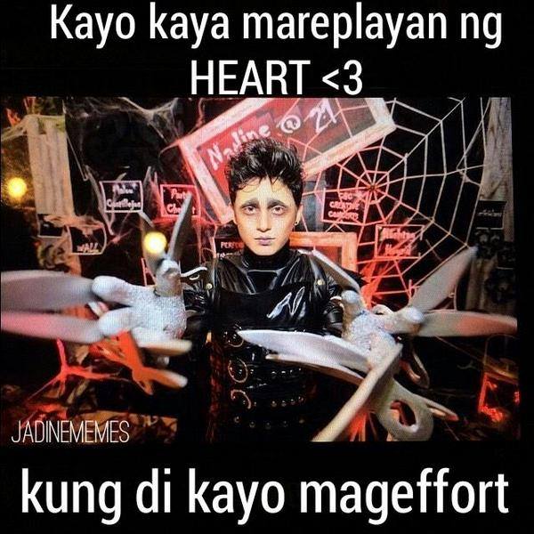 Shet! Kahit ganyan costume mo Hayme ang pogi pogi mo pa rin! 

James Loves Nadine
Happy Birthday Andre Paras 