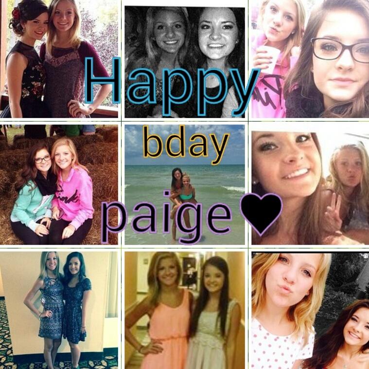 Happy birthday paige hyland 