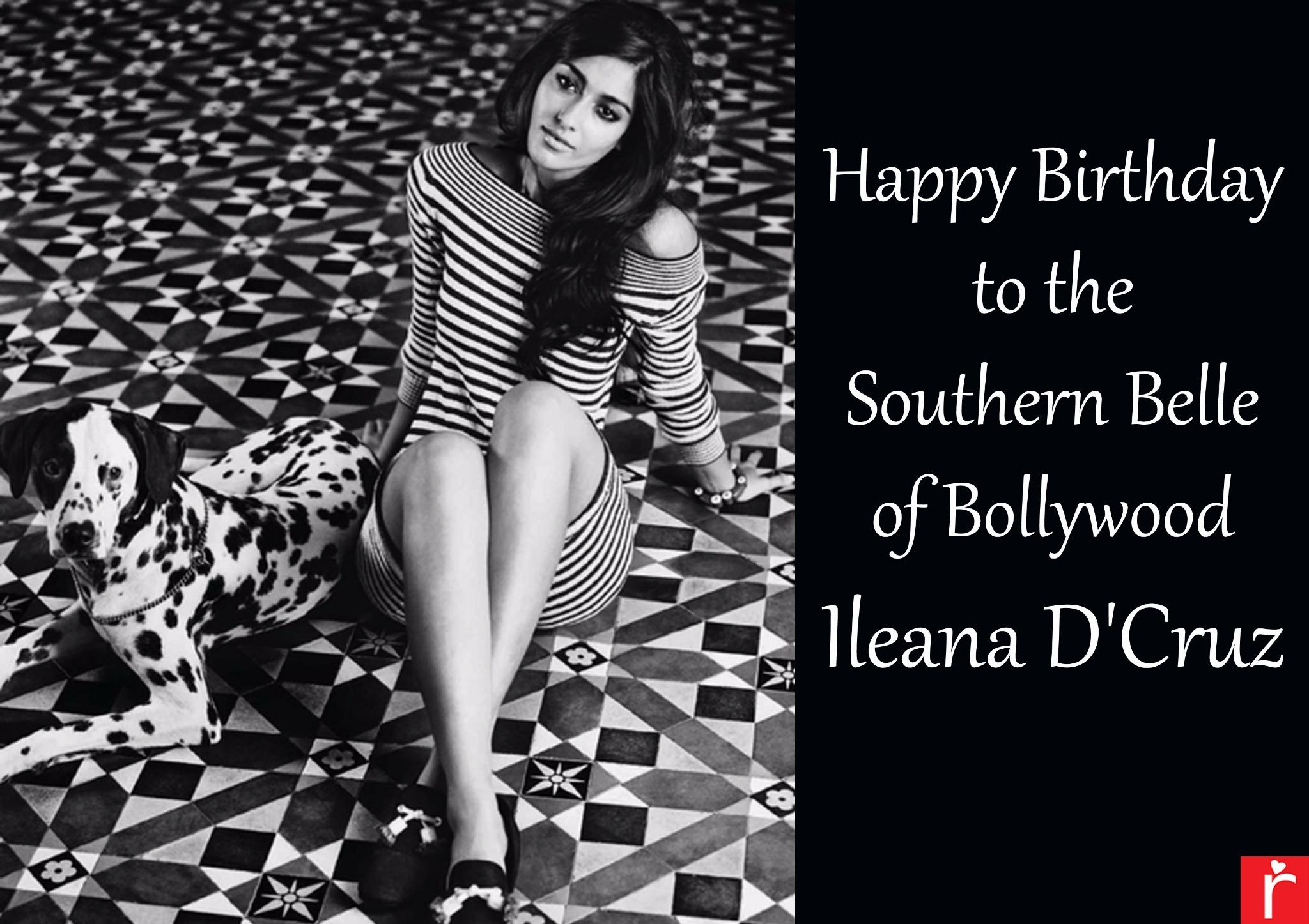 Wishing the gorgeous actress Ileana DCruz ( ) a very Happy Birthday from Team :) 