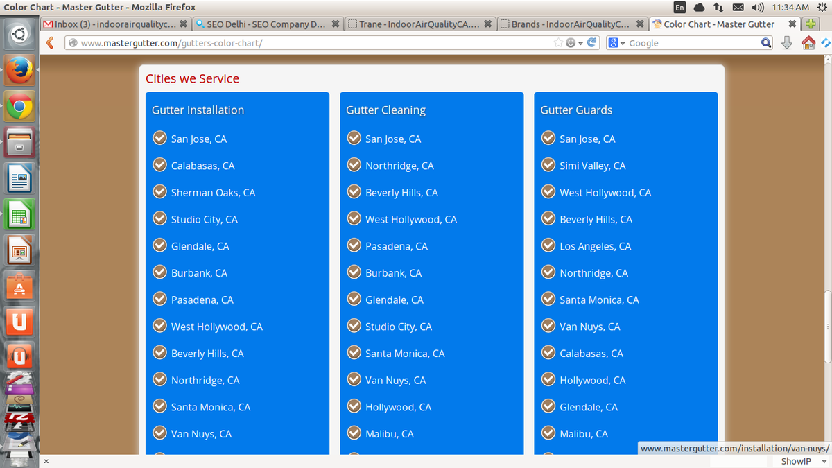 MasterGutter's tweet image. Cities we Service
We advise home owners to think ahead of rainfall when constructing : mastergutter.com