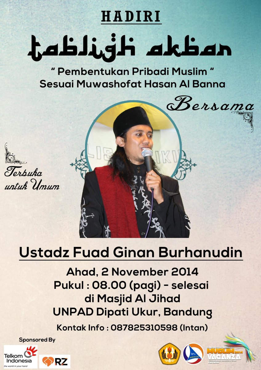 Tabligh Akbar @<a href="/unpad/">Universitas Padjadjaran</a> D.U. brsm Ust. Fuad Ginan <a href="/InfoBdgEvent/">EVENT BANDUNG</a>