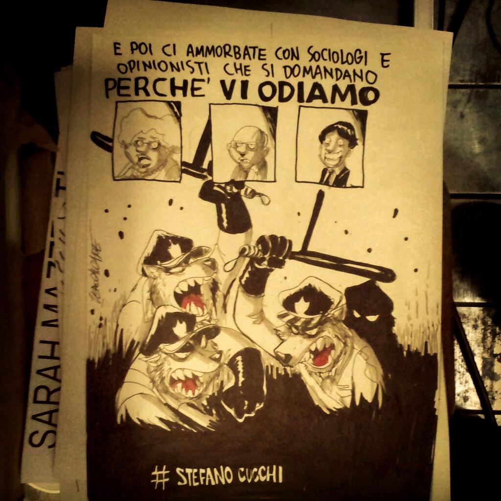È di un paio di anni fa ma certe cose sono scolpite nell'eternità. #stefanocucchi
