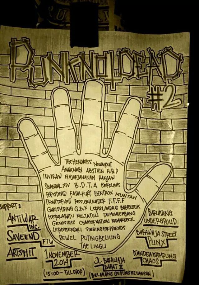 we ain't got no place to go 
so let's go to the punk rock show 
💃