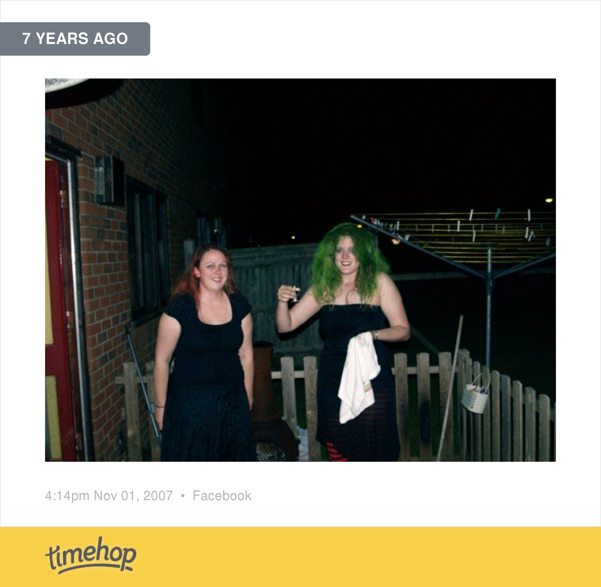 It's all fun and games until the hair dye doesn't wash out lol x timehop.com/c/ftp:13213400…