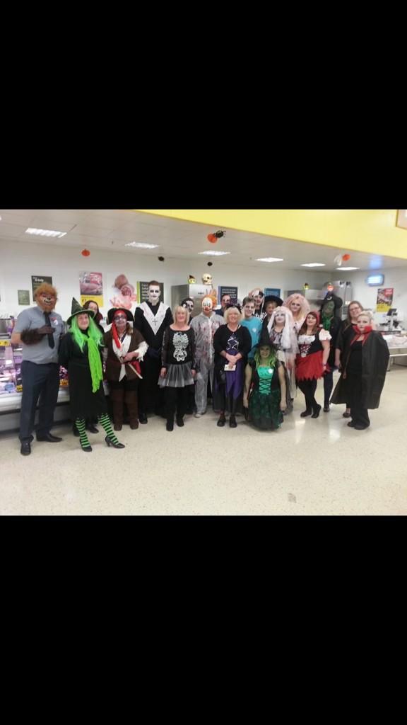 Halloween in Skipton store yesterday. Great team effort!
