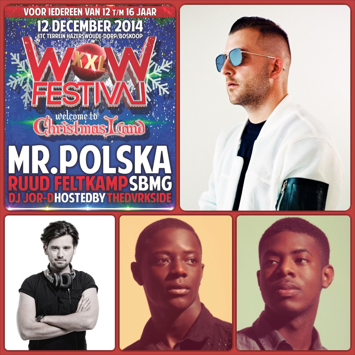 wowfestivals's tweet photo. @wowfestivals komt 12 december 2014 met een dikke XXL editie.
Check line-up op de afbeelding. RT= je bent erbij!! http://t.co/wfMV2In0D0