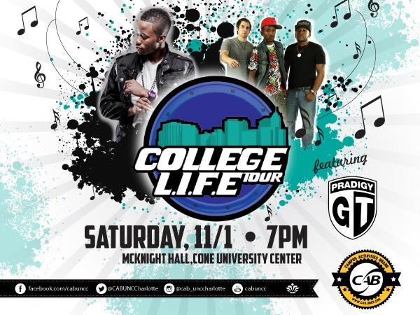 dazzidazz's tweet photo. Today is @College_LIFEent Tour at #UNCC! Find out what you can expect tonight on #TouchofDaz http://t.co/RowGTYMprn http://t.co/PzxlPuENmy