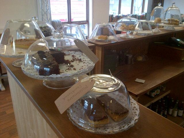 Cake! Millionaires shortbread, vegan chocolate cake, orange tart, death by chocolate, flapjacks, gluten free lemon...