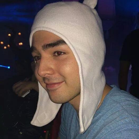 " Finn the Human. James loves Nadine Happy birthday Andre Paras :)