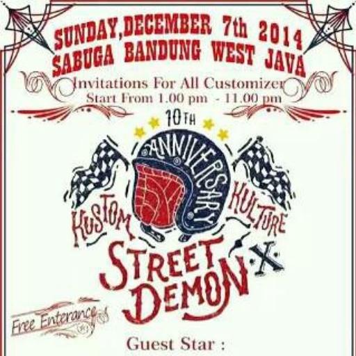 Buat yg pengen isi stand diacara #1dekadestreetdemonindonesia silahkan hubungi kumiw : 089656272666  / bbm 79B51734