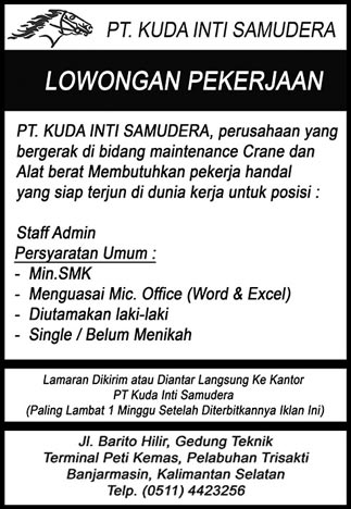 Update #LokerBPost (5) 1 s/d 7 Nov 2014 @bpost_radio <a href="/MetroBanjar/">Metro Banjar</a> <a href="/Serambi_Ummah/">Serambi Ummah</a> <a href="/XploreBJM/">XploreBJM</a> <a href="/tribun_kalteng/">Tribun Kalteng</a>