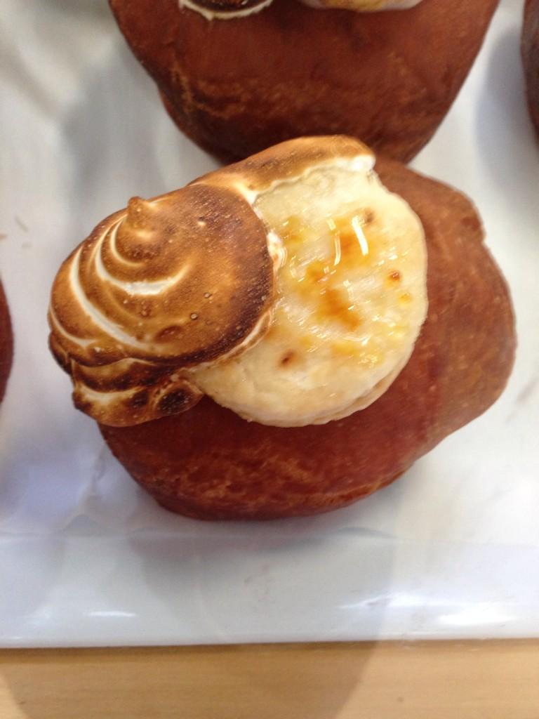 Doughnutstand's tweet photo. @Doughnutstand: New this week, apple pie with cheddar, lemon meringue, and CRULLERS !!!!@AlderneyMarket today! http://t.co/3RfuCxVaDX