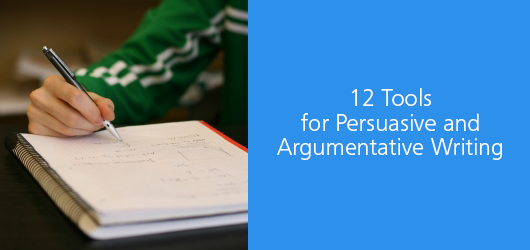 MT <a href="/Graphite/">Graphite</a>: 12 tools to teach kids how to craft persuasive arguments: bit.ly/1yMqIMK #elachat #writing