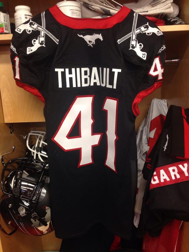 Adamthibault's tweet photo. Today we are wearing our Signature Jersey ! Game starts at 4:00
#calgary #calgarystampeders
#stamps #stampeders #cfl http://t.co/qMZfKPjv7f