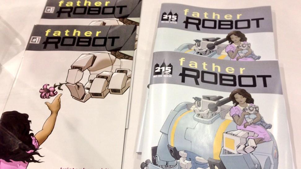 FatherRobot's tweet image. Robots of the world unite! Join me at AA1314 at @StanLeeComikaze. We&apos;ll have robot tea and mech crumpets.