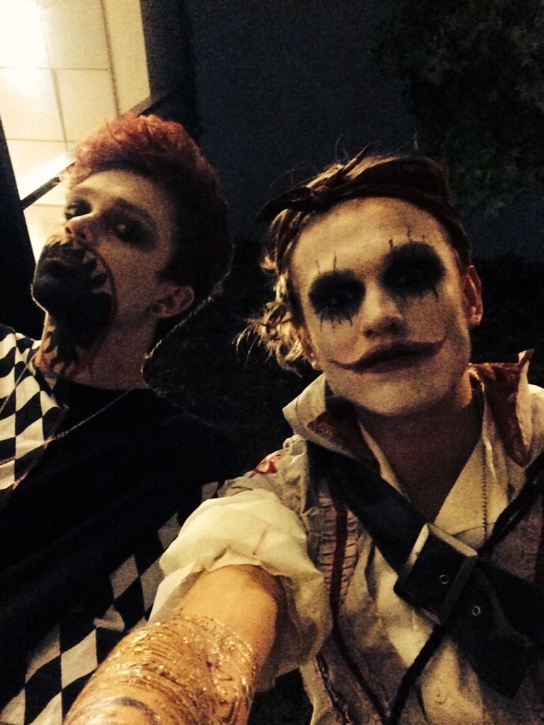TheVampsband's tweet photo. Halloween was fun! Send in your pictures http://t.co/iVCBGdRLnh