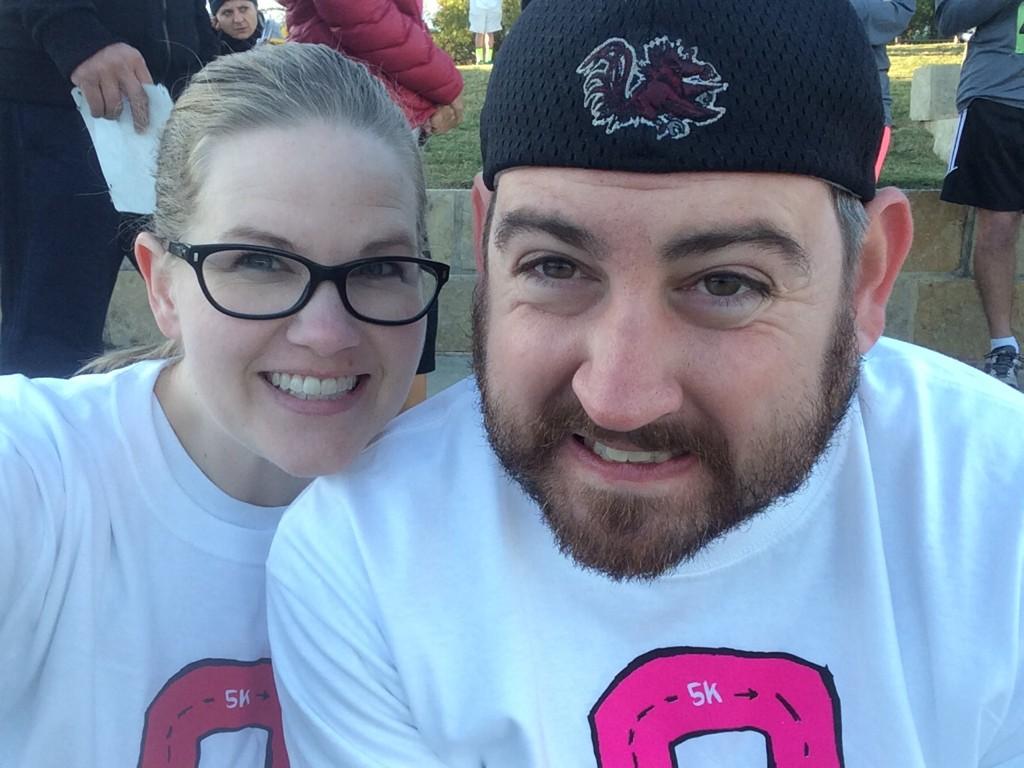 kucole's tweet photo. Nice chilly morning for the @IamSecond 5K with @landonmcole! #secondrunselfie http://t.co/CawetOmgnX