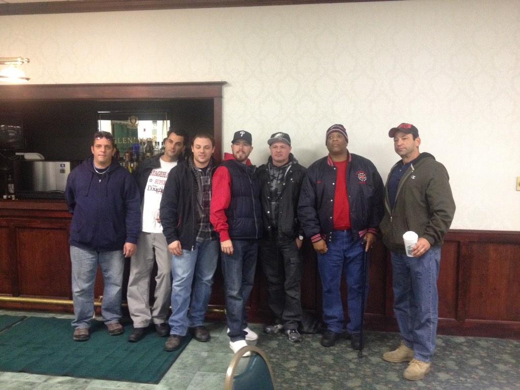 PhillyAFLCIO's tweet photo. @IATSE members are ready to get out the union vote in Philly for @WolfForPA #1uvote #labor2014 http://t.co/JEIZ0dHiwa