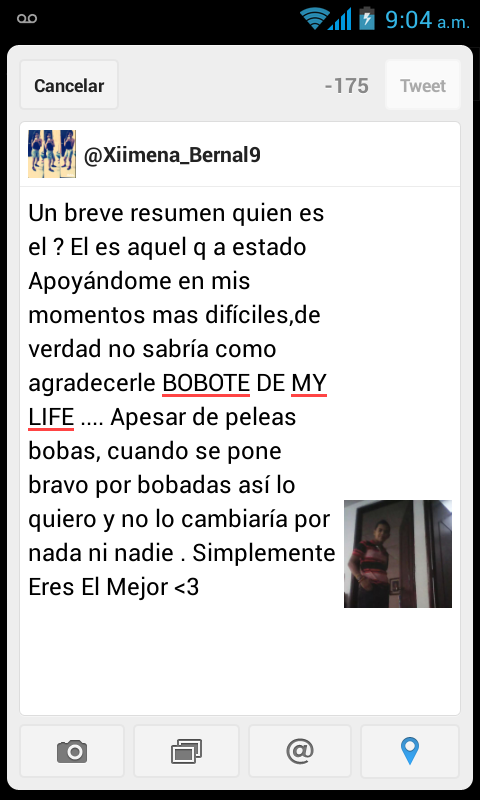 Xiimena_Bernal9's tweet photo. El Mejor @pipequintero75 http://t.co/VOlFxH5nJp