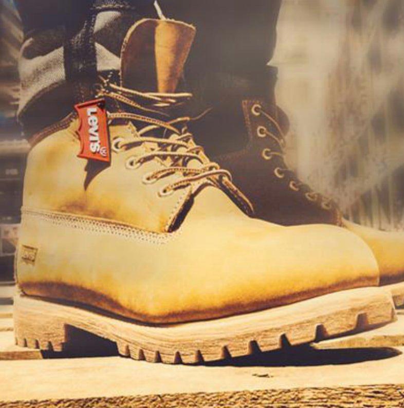 levi boots wheat