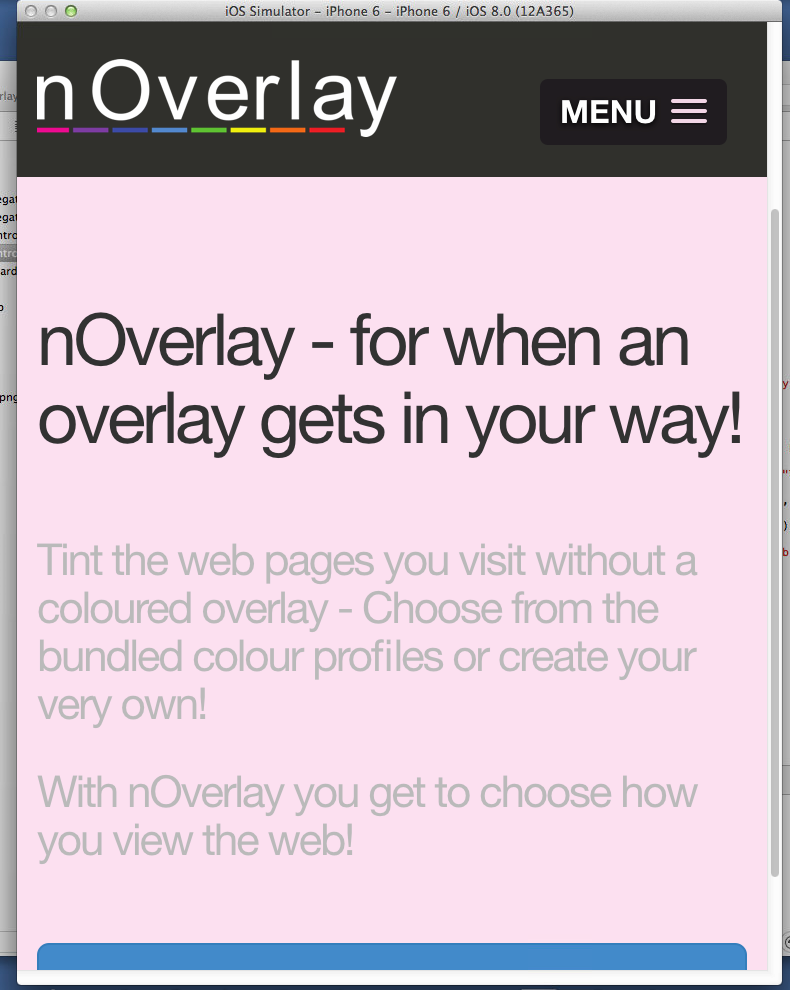 noverlay's tweet photo. iOS proof of concept work from today. With a little luck ready by Christmas http://t.co/00dDdTHB2Y #dyslexia http://t.co/NjIRjISClc