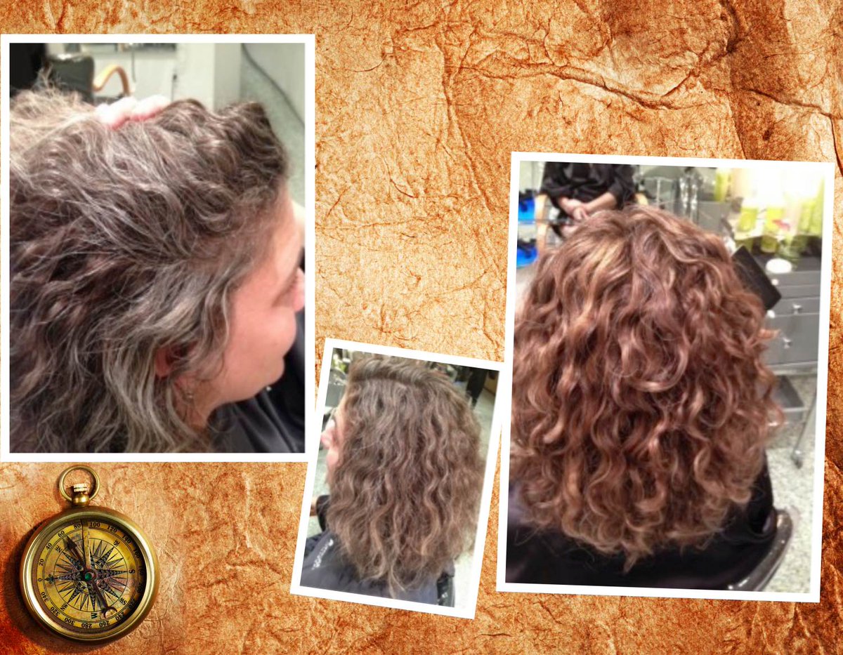 Grey Blending with Antonio #curlycolor #colorsolution #nomoresingleprocess   Shared via #Fotor
