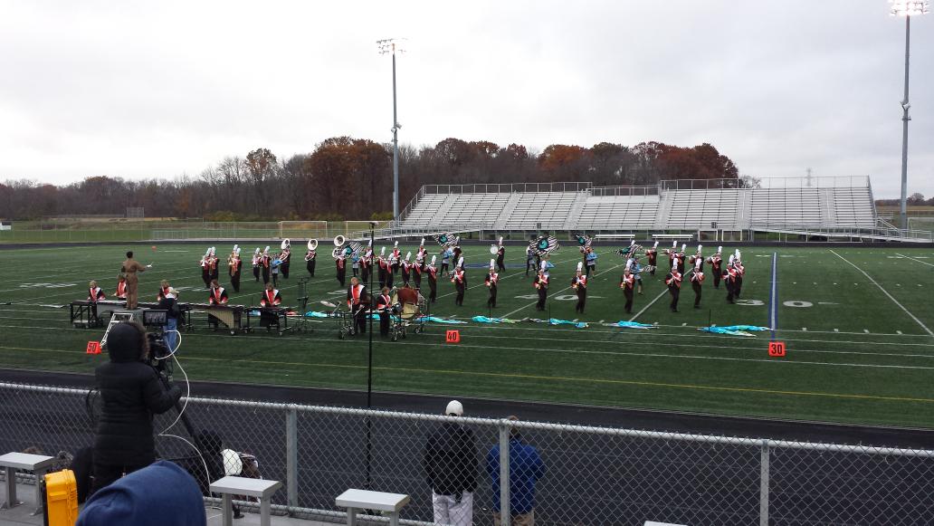 MMS_Colts's tweet image. Marching Colts take the field at State Marching Finals #GoColts #ItsReallyCold