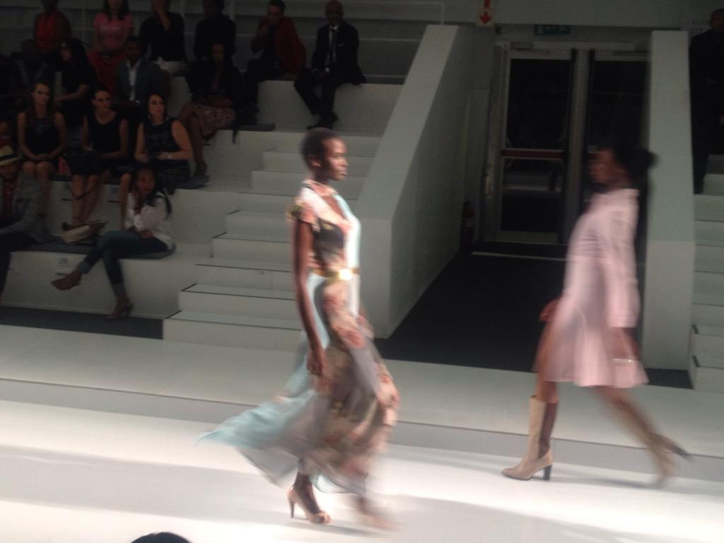 NWFashionista's tweet photo. #CarducciWoman @MB_FashionSA @CarducciSA @AFI_sa #MBFWAfrica #MBFWA2014 in @MelroseArch http://t.co/p2s6jXWiDv