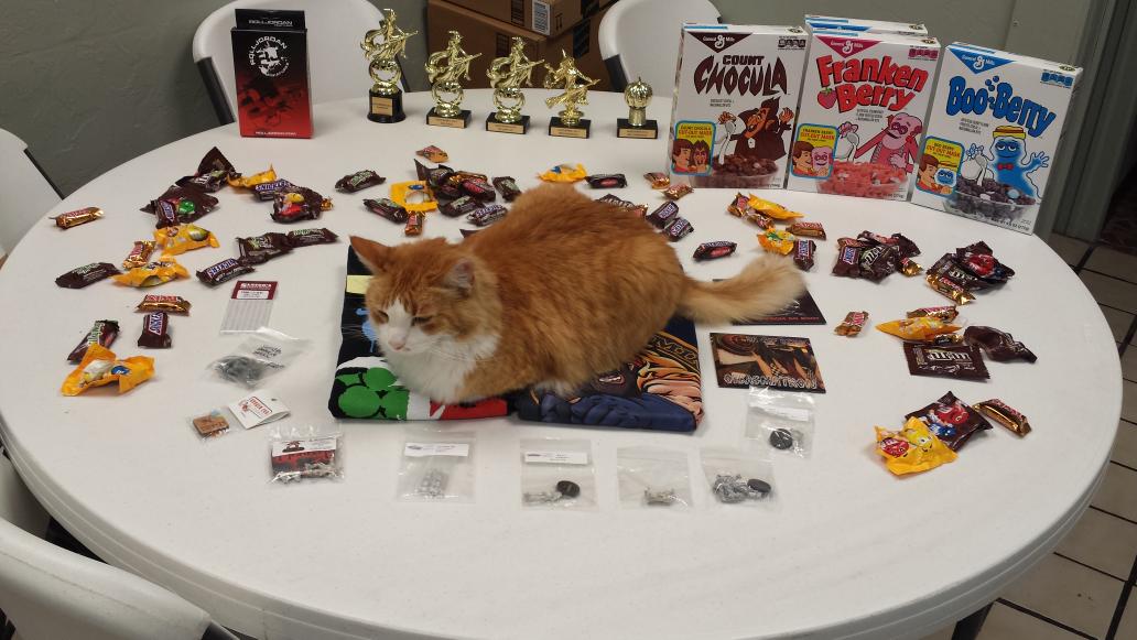 Kilowog2814's tweet photo. Yep... @ShopCat_WZN is a dick. #bloodbowl #Nuffleween #dickcat http://t.co/QKOoeFZRYw