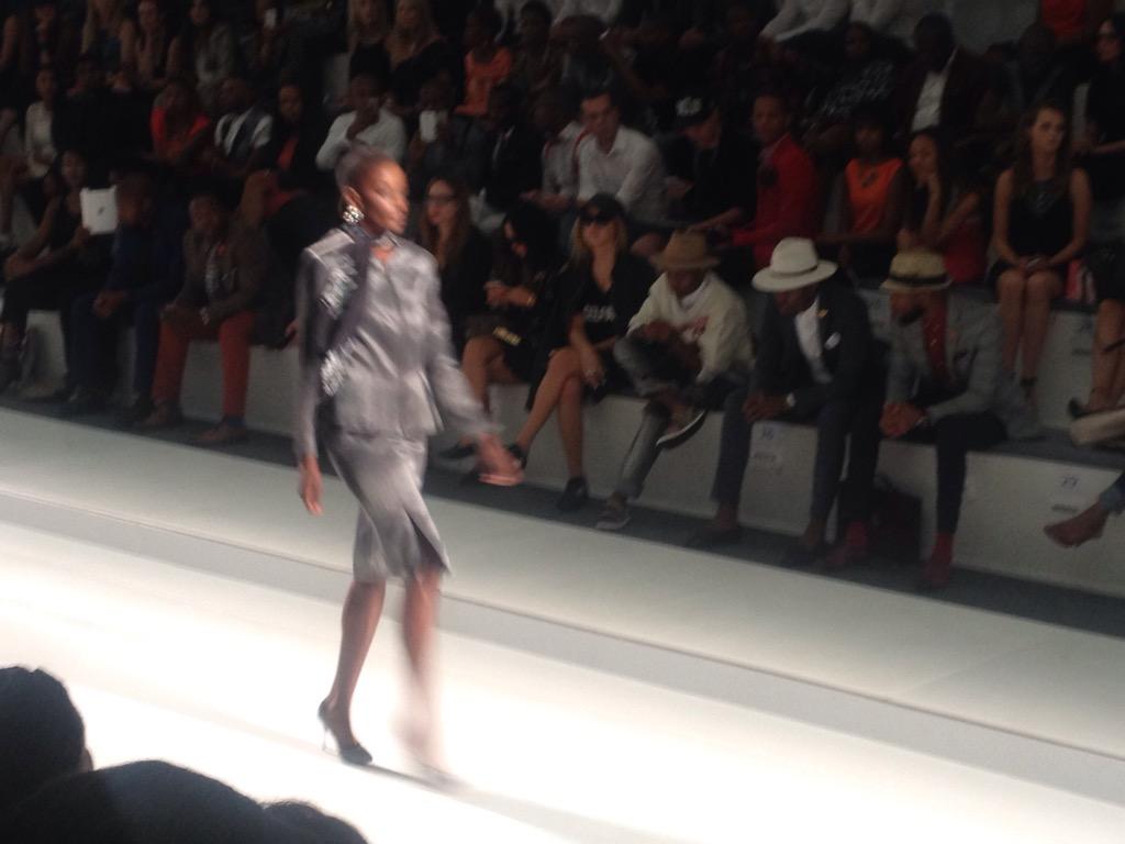 NWFashionista's tweet photo. Panther on the runway @HuguetteMarara for #CarducciWoman @MB_FashionSA @CarducciSA @AFI_sa #MBFWAfrica #MBFWA2014 http://t.co/0shfaOKn7E