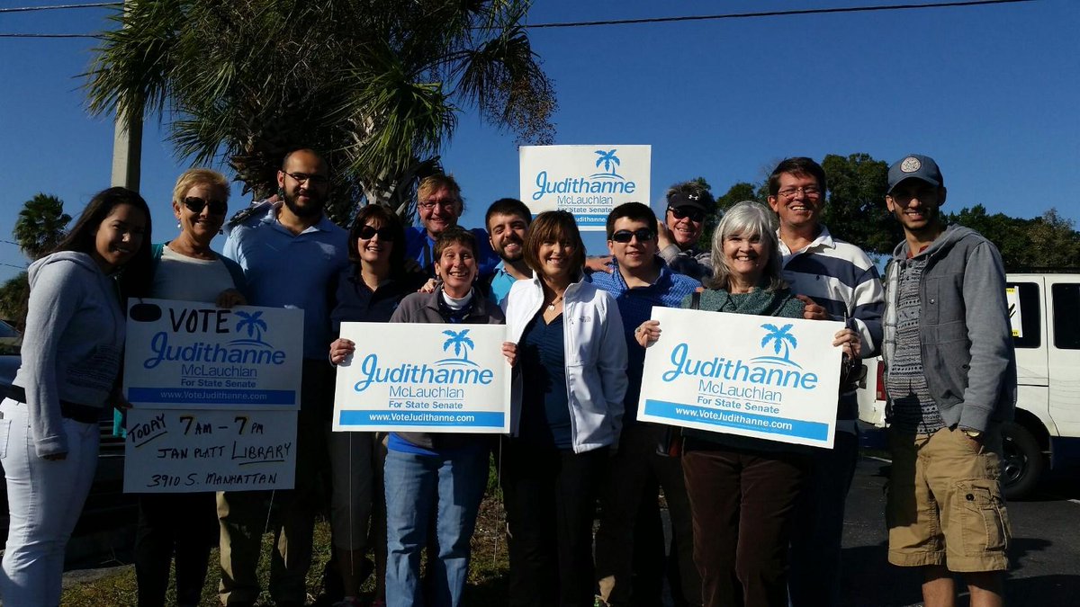 votejudithanne's tweet photo. Our GOTV Canvass Kickoff in South Tampa with @USRepKCastor today! Now let's go knock those doors! http://t.co/drHrtsuCgD