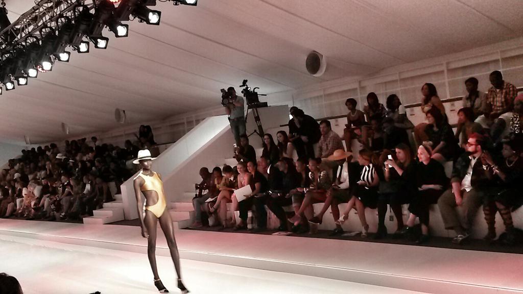 KayaON959's tweet photo. #Murade collection has a sensual feel with cameo items in bronze, gold &amp; olive green #mbfwafrica http://t.co/lI35cUBuCl