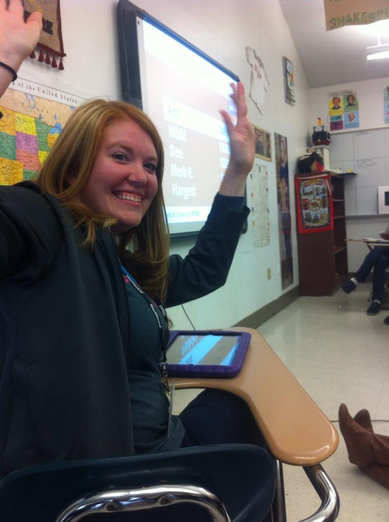 SchulzMossBluff's tweet photo. #redhot #loveher #toofunny #superteacher #bestbud @ant432lam #TNT2014 http://t.co/P6OUcCfotP