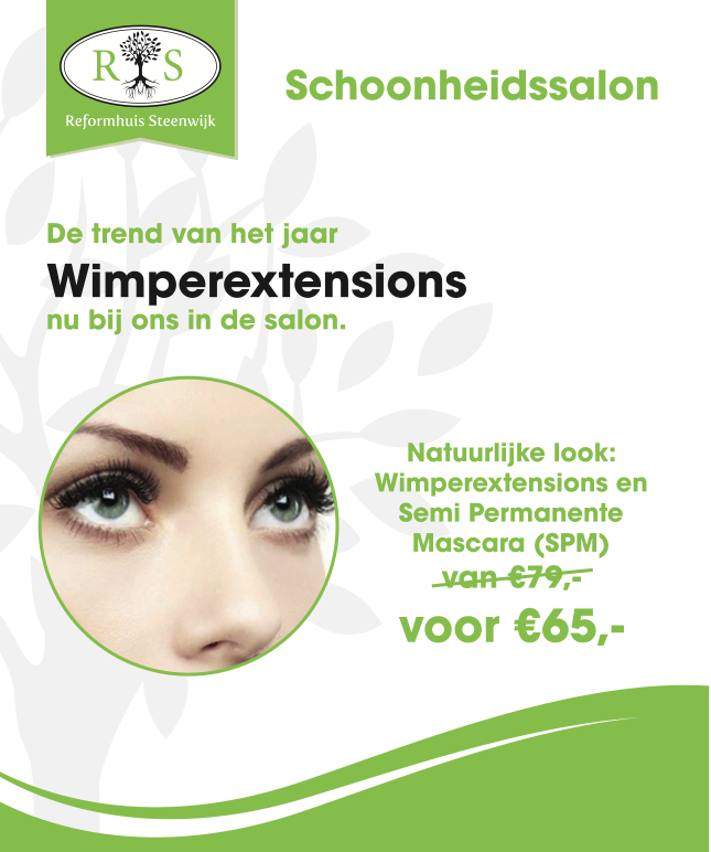 De trend van het jaar: wimperextensions bij ons in de salon. Nu leuke actie voor  € 65