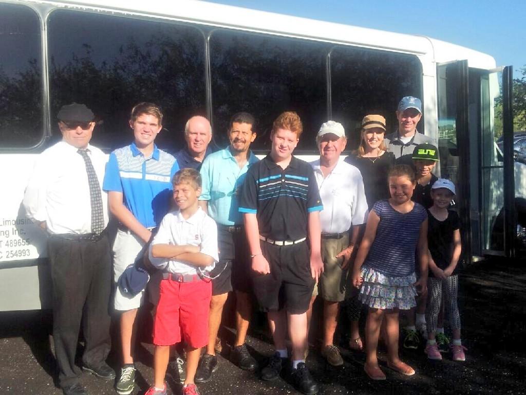 TheFirstTeePhx's tweet photo. Our @LongbowGolfClub bus is on the way to @Desert_Mountain for @TheFirstTee Day @SchwabCupFinale #FirstTeeDay http://t.co/tp88RqHh66