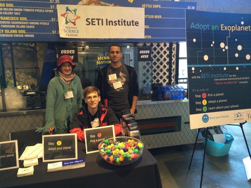SETI Institute Exhibit at Bay Area Science Festival