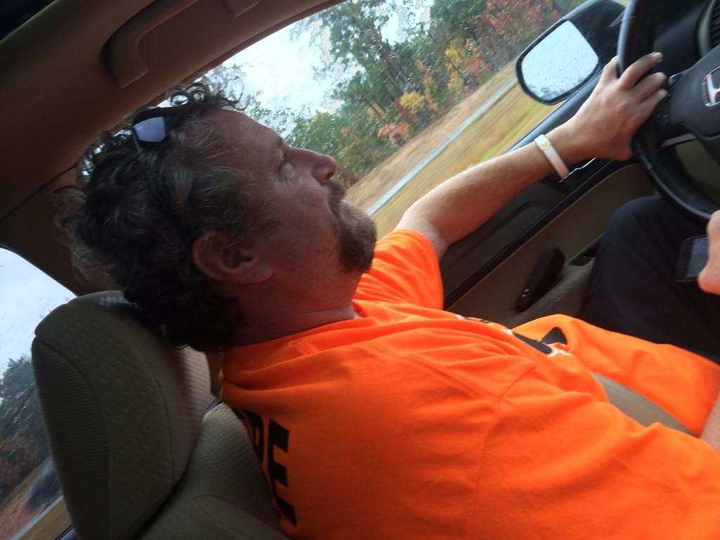 culbrethdavid's tweet photo. Edkins and me on the trail again...nothing's changed...I'm freezing..he's texting and driving..and DMC is playing.. http://t.co/aGIpK2SrUS