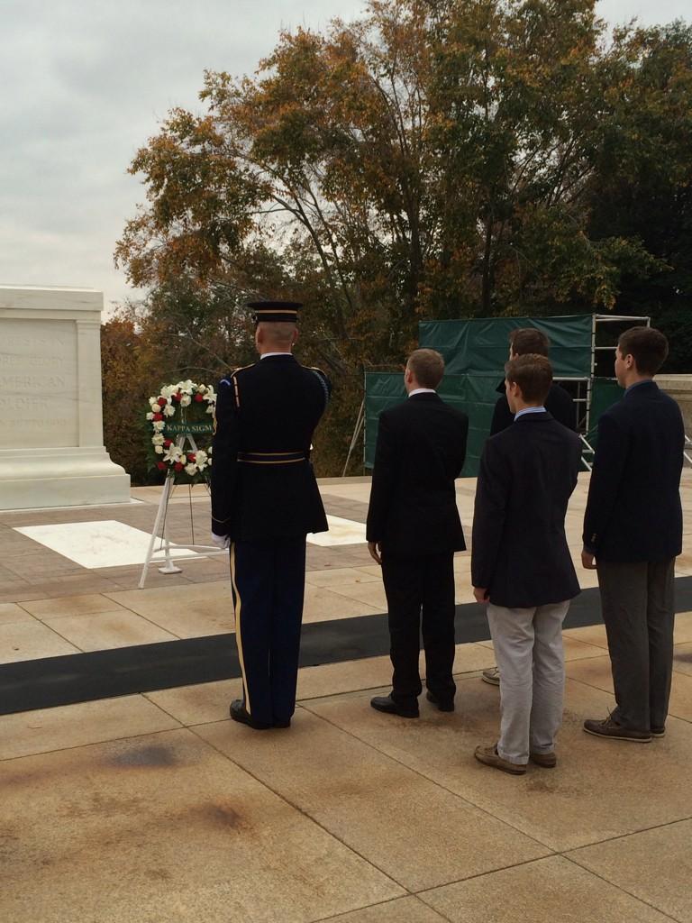 KappaSigmaDC_'s tweet photo. Sigma-Psi honored all those who have served earlier this morning at Arlington National Cemetery http://t.co/RFYSFVses0