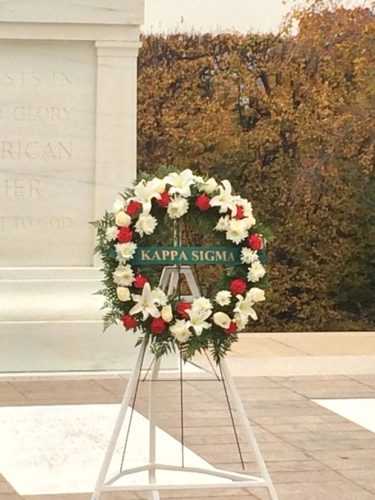 KappaSigmaDC_'s tweet photo. Sigma-Psi honored all those who have served earlier this morning at Arlington National Cemetery http://t.co/RFYSFVses0