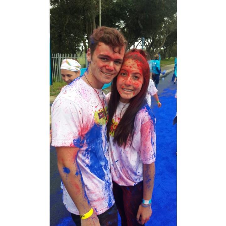 Katey_Peters_'s tweet photo. Colour run with you my baby was the most amazing 😍😍👌@dylankaschula http://t.co/Uz4yk15X4T