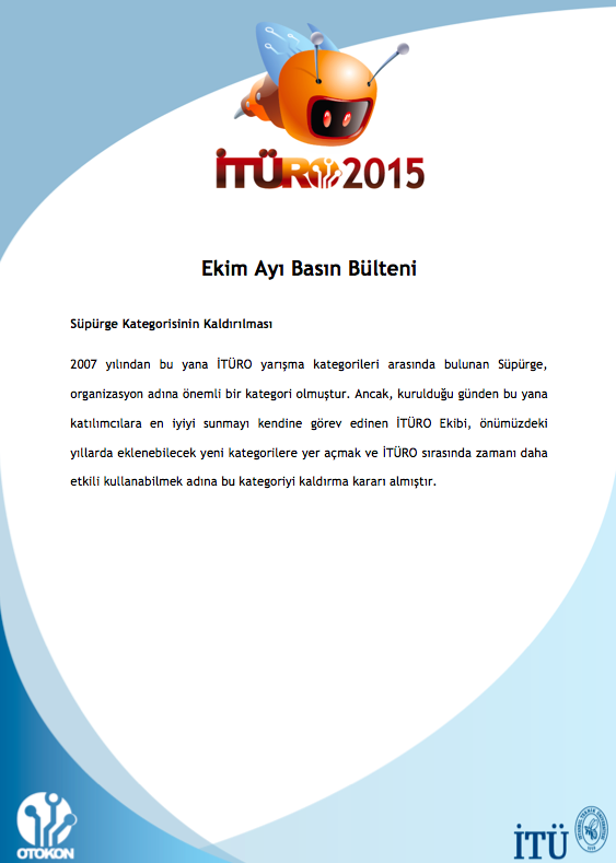 Süpürge Kategorisinin Kaldırılması