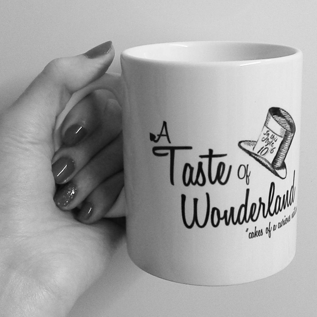 I love my new customised mug with my logo :-)! A lovely gift, thank you Ross #customisedmug #Wonderland