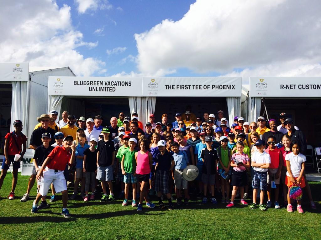 TheFirstTeePhx's tweet photo. The @TheFirstTee day has begun! @ChampionsTour @SchwabCupFinale @Desert_Mountain #FirstTeeDay http://t.co/hmjkSaPPoU