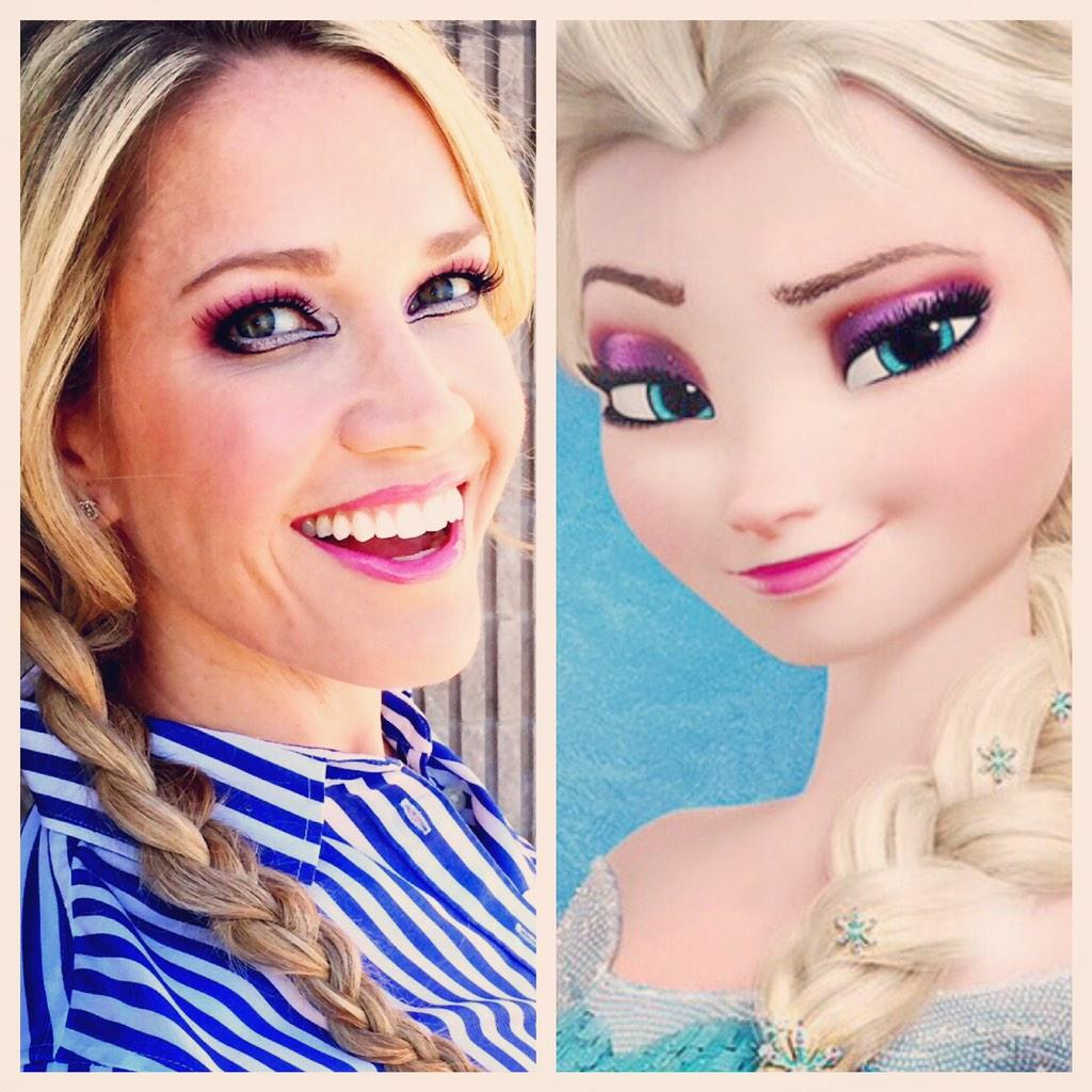 BrookeStaceyFit's tweet photo. Getting into my #Elsa character for #Halloween ! #FrozenHalloween #Frozen #Elsa2014 #makeuptransformation ❄️👸⛄️ http://t.co/csvsSvtvT5